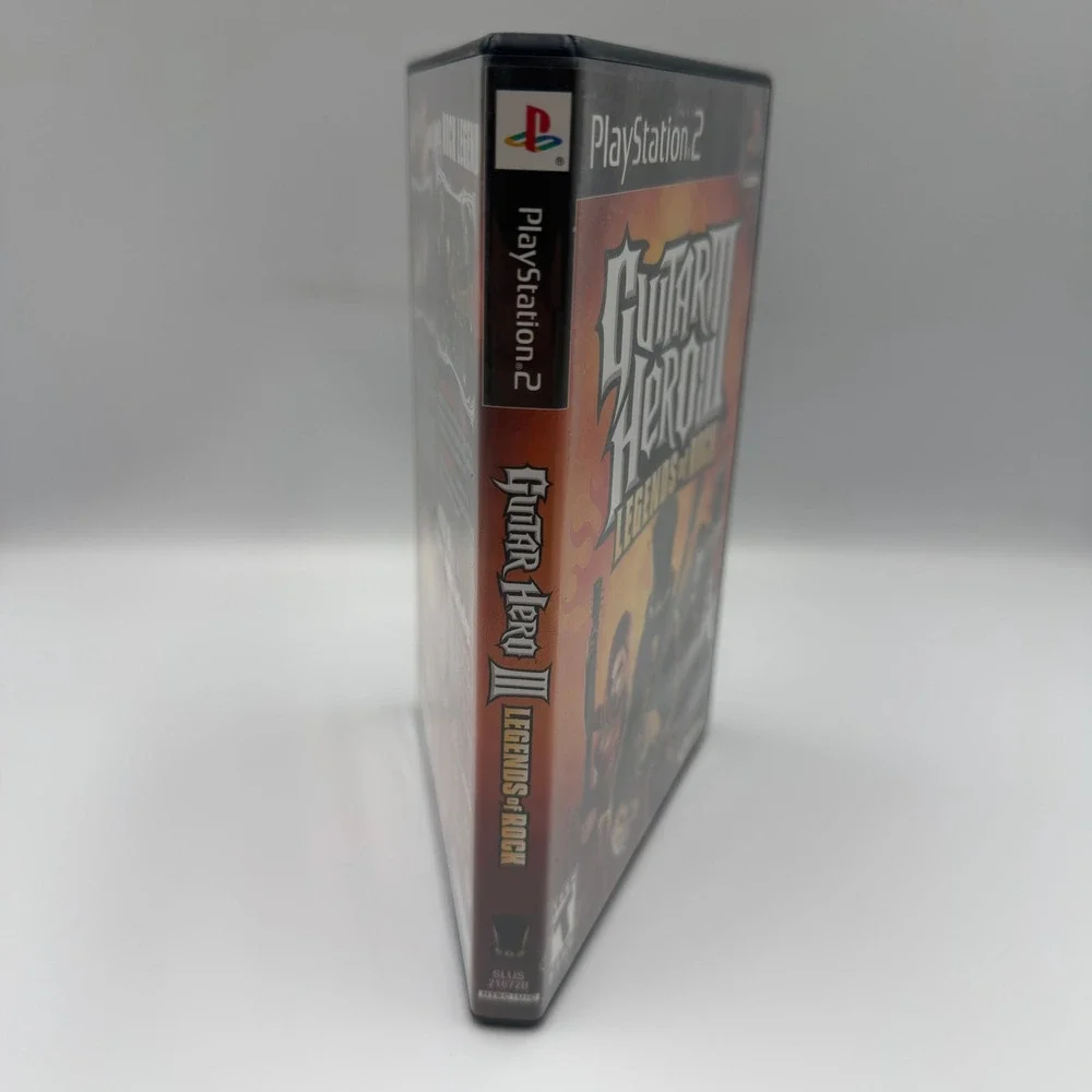 Guitar Hero III Legends of Rock Sony PlayStation 2 PS2 Game with Manual